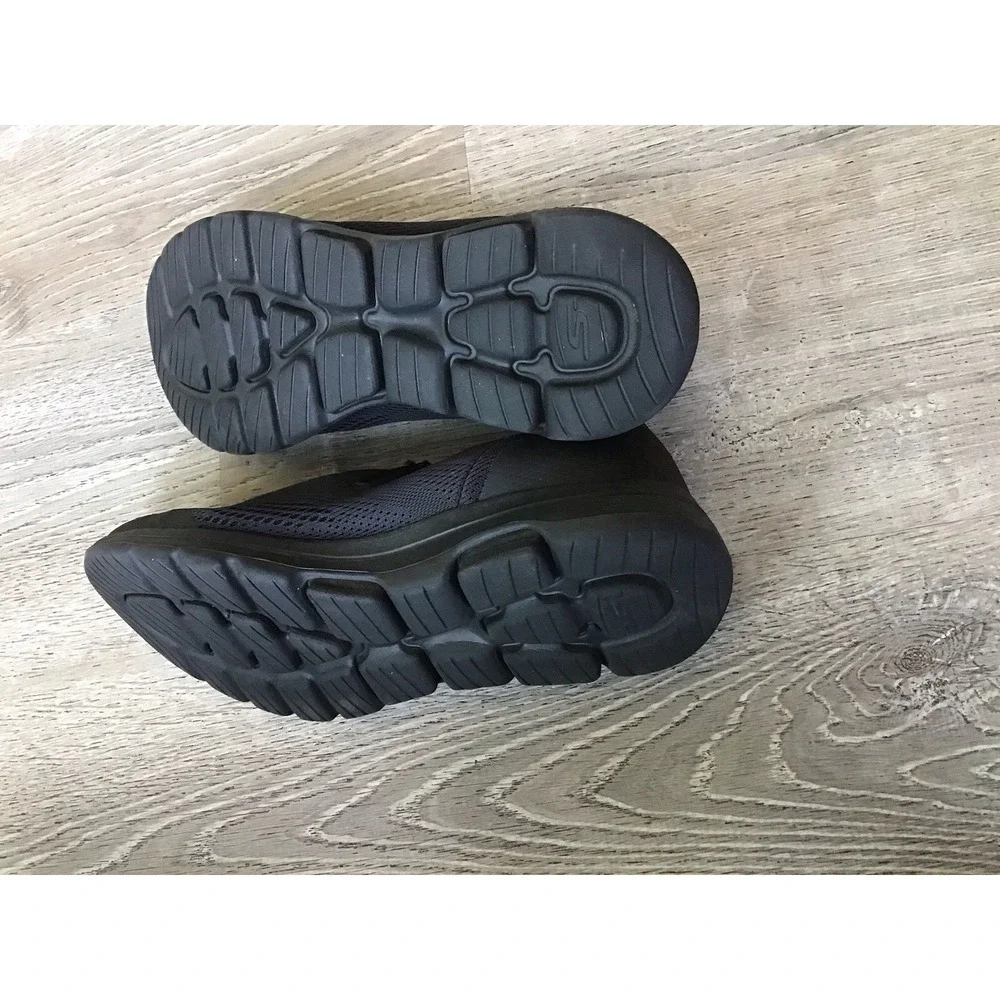 Skechers Shoes Mens 12 Ultra Go GOwalk 5 Quadplex Slip On Sneakers 216039 Black